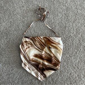 Shein silk halter top